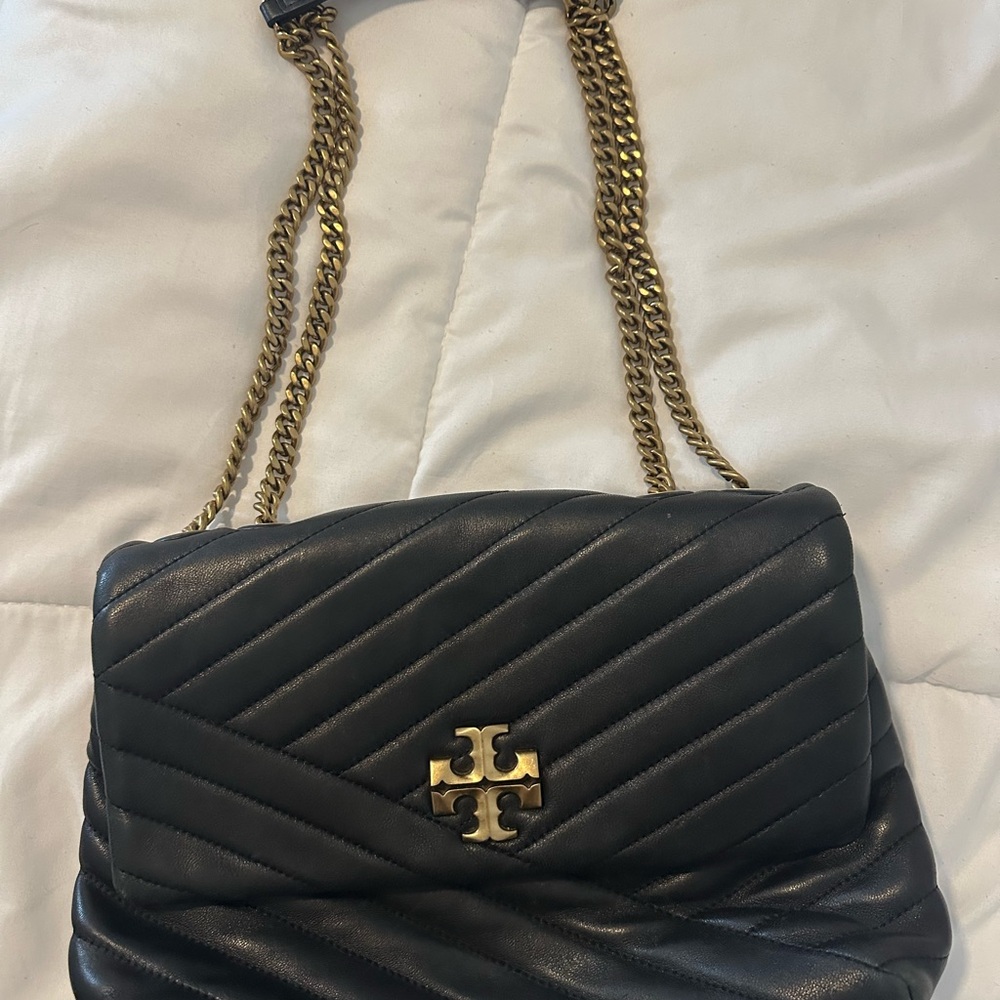 Tory Burch Black Quilted Shoulder Bag